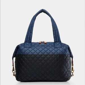 MZ WALLACE LARGE SUTTON IN BLACK & NAVY